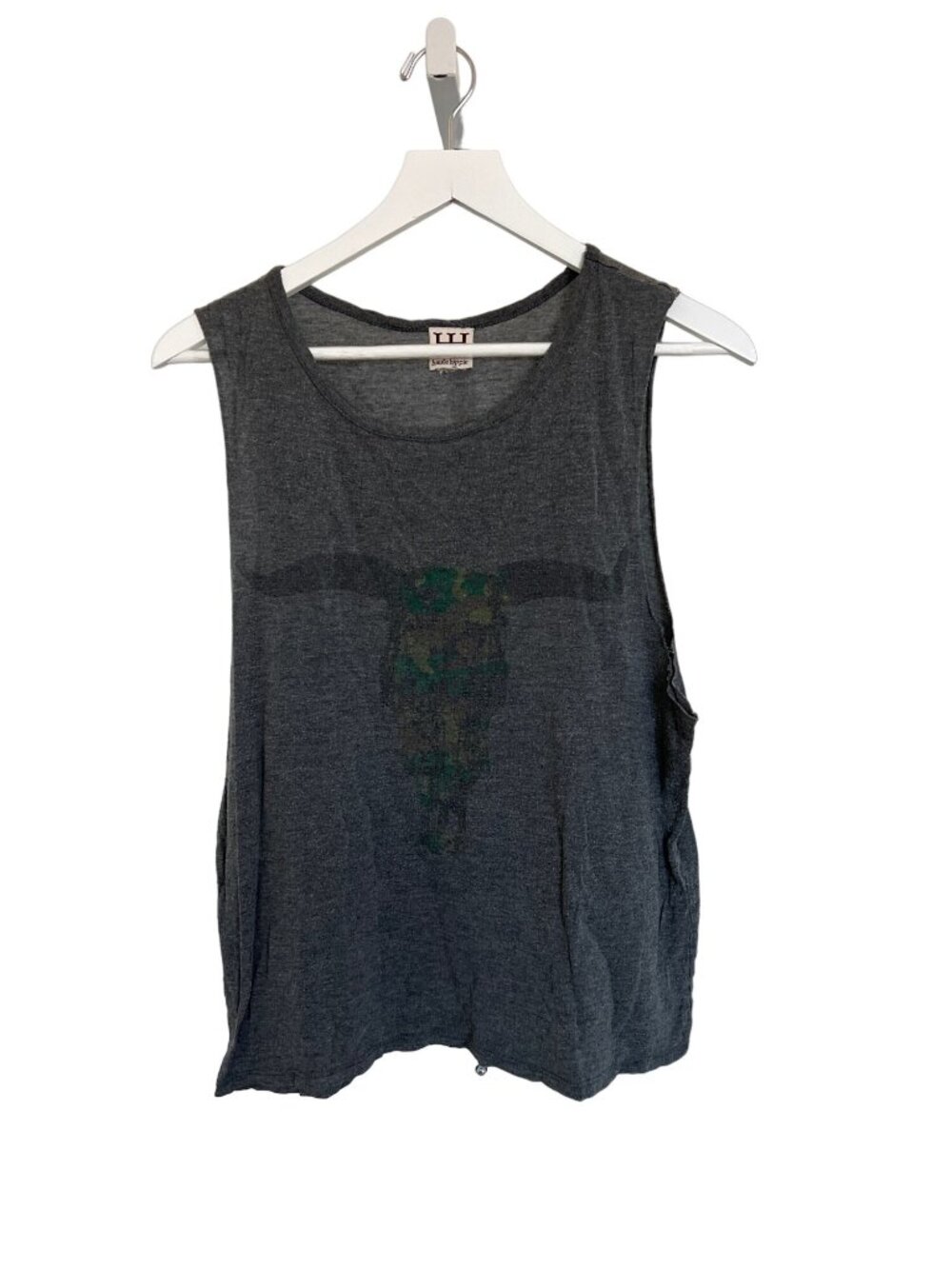 Haute Hippie Longhorn Graphic Muscle Tee
